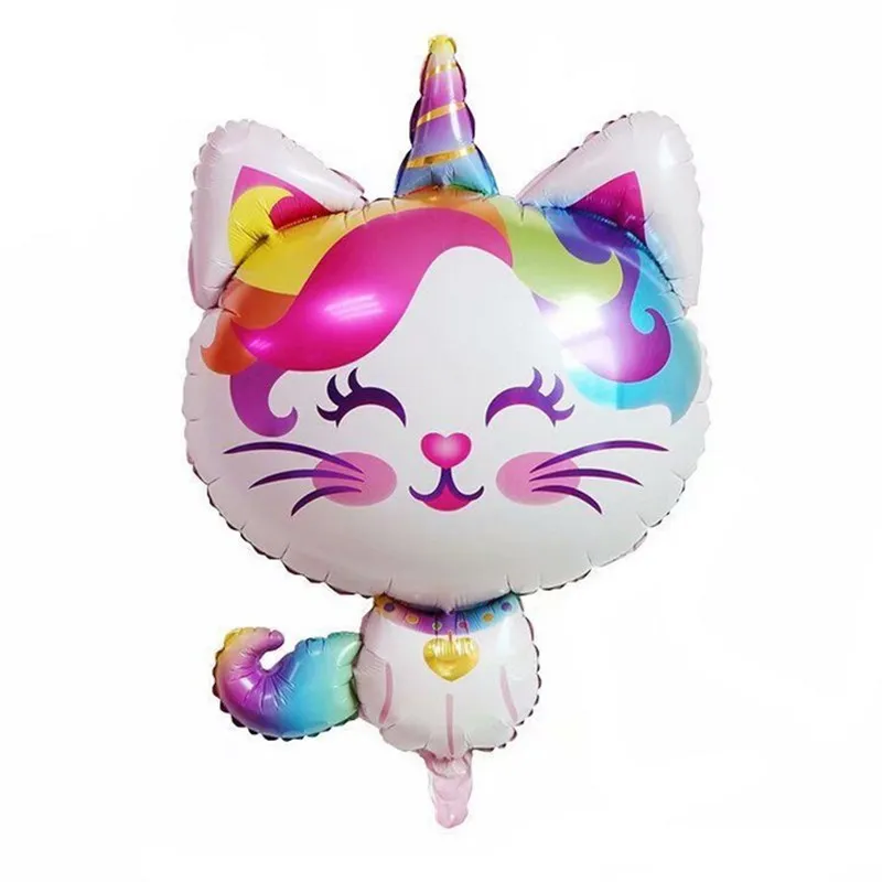 

XXPWJ New Alien Cartoon Unicorn Cat Aluminium Balloons Holiday Party Birthday Decoration Balloons Wholesale GG-088