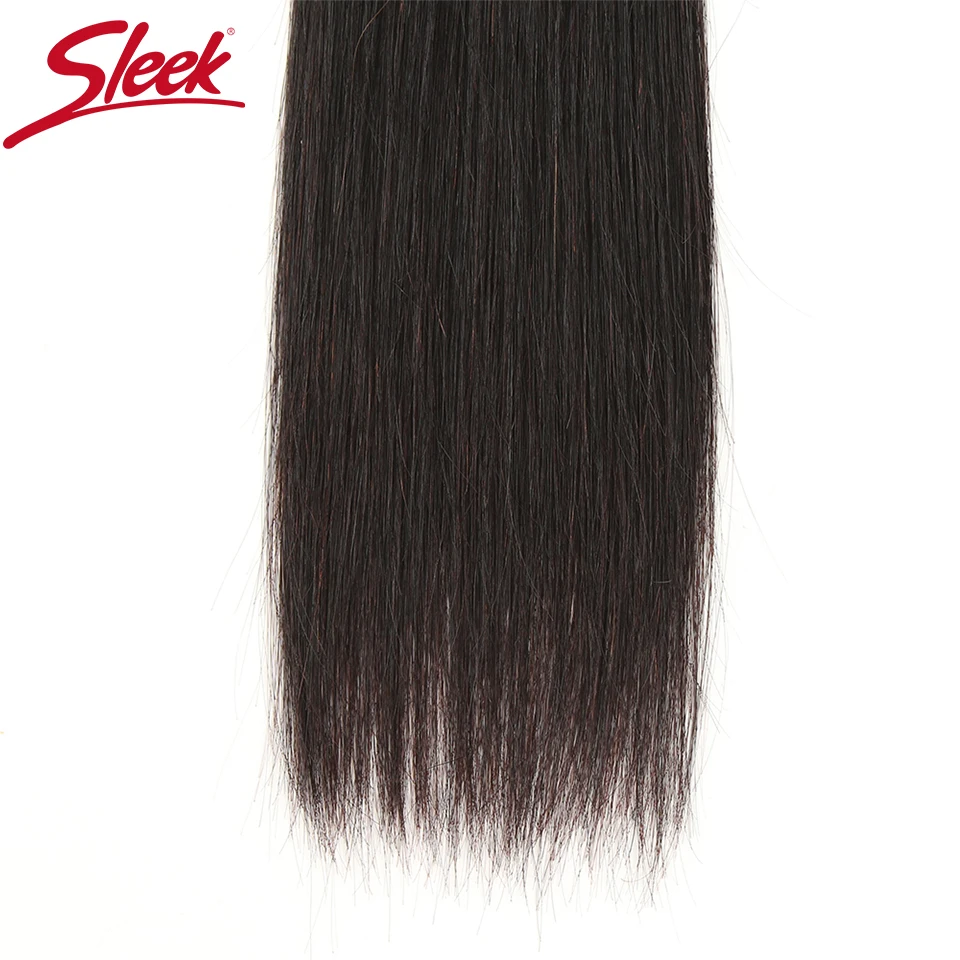 Sleek 28 Inch Human Hair Bundles For Women QVR Straight Hair Extensions Single Bundles Natural Brazilian Human Extensions