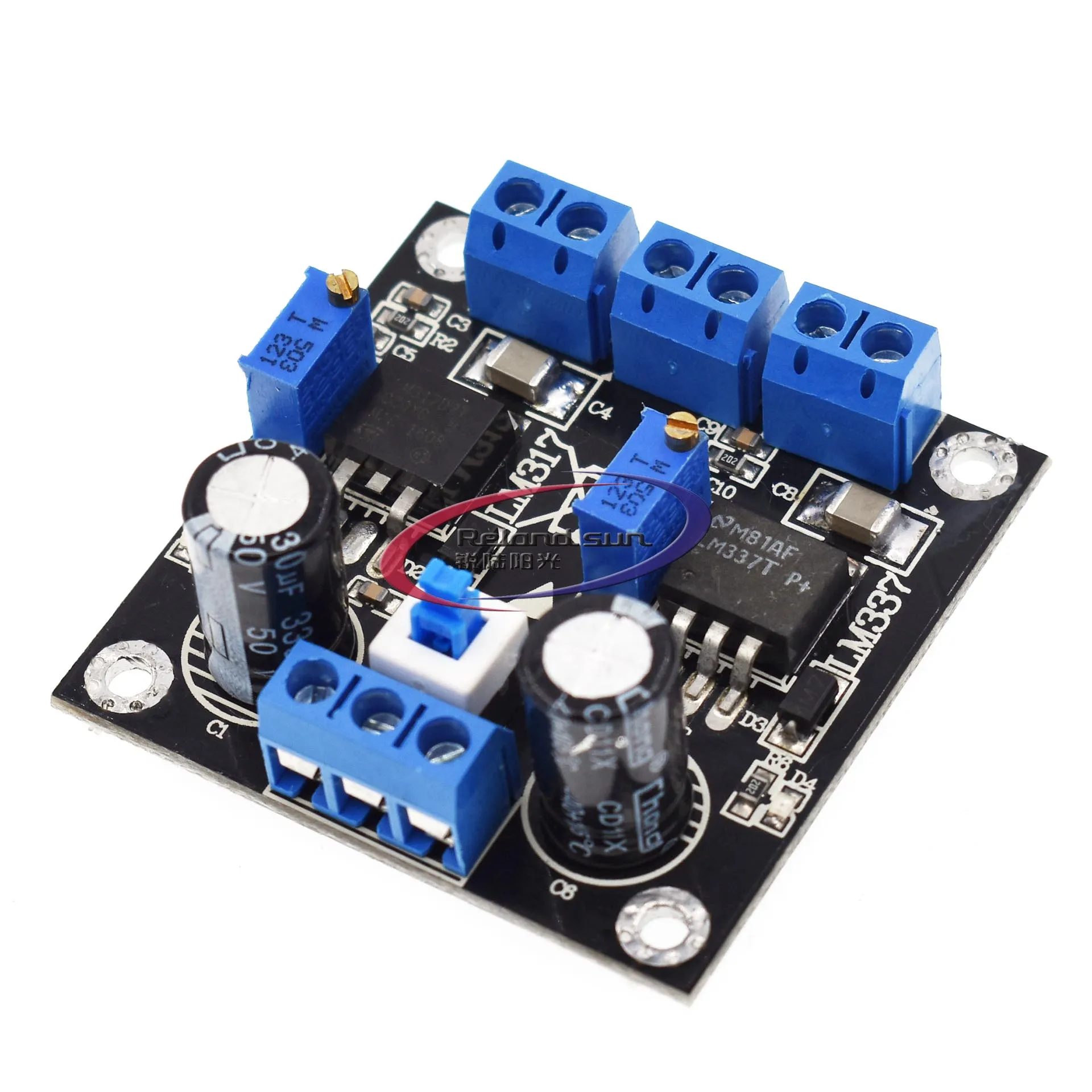 LM317 + LM337/регулируемая плата питания с двойным отрицательным питанием/электронный