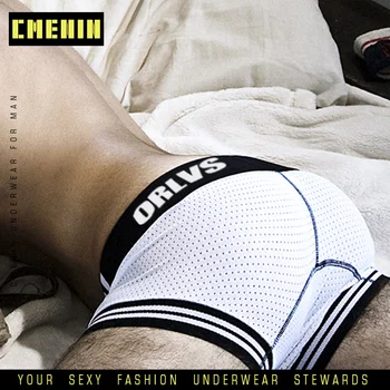 

Men Underwear Boxer Fashion Slip Boxers Man Underwear Male Panties Elastic Waist Breathable Quick Dry calzoncillos hombre OR599