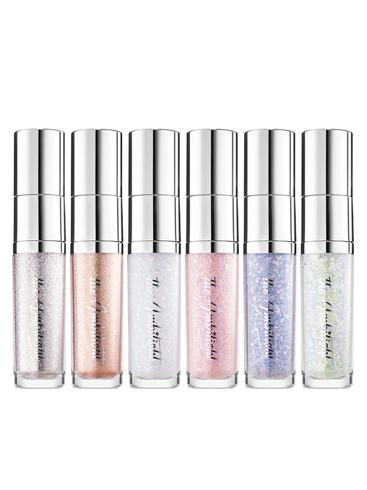 

zq Liquid Eye Shadow Sequins Fine Super Shimmering Powder Shimmer Waterproof Crouching Silkworm Brightening Vintage Makeup