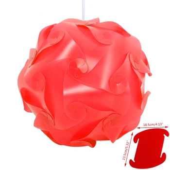 

2020 New 30Pcs DIY Modern IQ Puzzle Jigsaw Light Lamp Shade Ceiling Lampshade