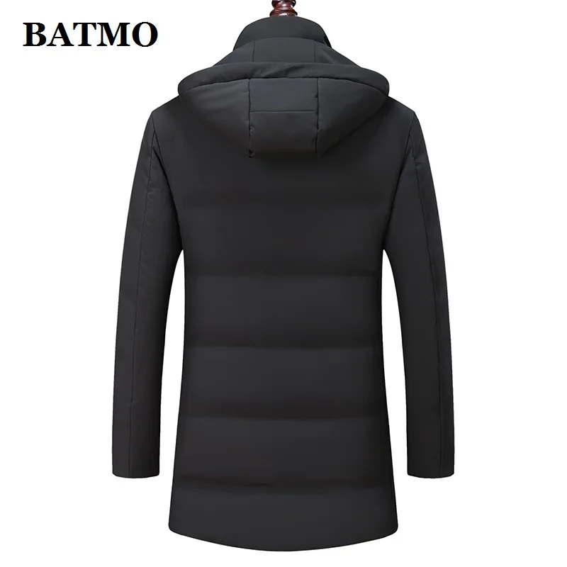 BATMO, Новое поступление, зимняя высококачественная мужская куртка с капюшоном на 80% белом утином пуху, мужские куртки с капюшоном, большие размеры, M-7XL 2095