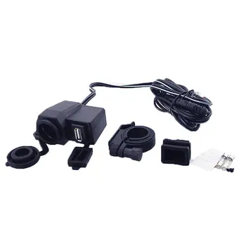 

Motorcycle Waterproof Usb Charger USB Motorcycle Cigarette Lighter Socket Plug Waterproof Switch Motorcycle