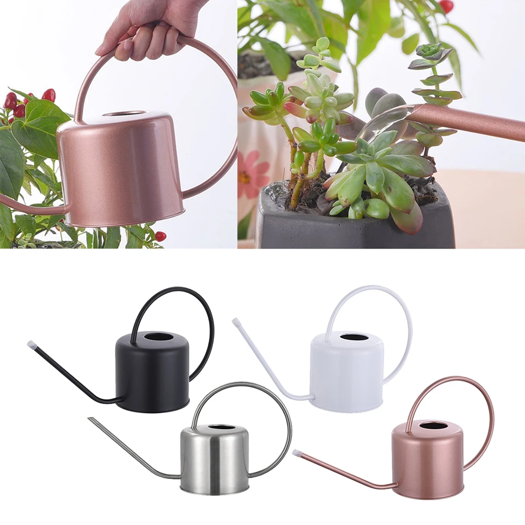 Stainless Steel Watering Can Pots Long Mouth Watering Can Pot Flower