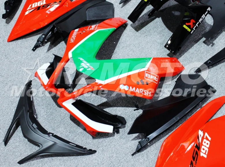 Литьевая Форма ABS Обтекатели комплект подходит для Aprilia RSV4 1000 2009- 09 10 11 12 13 14 на заказ оранжевый черный