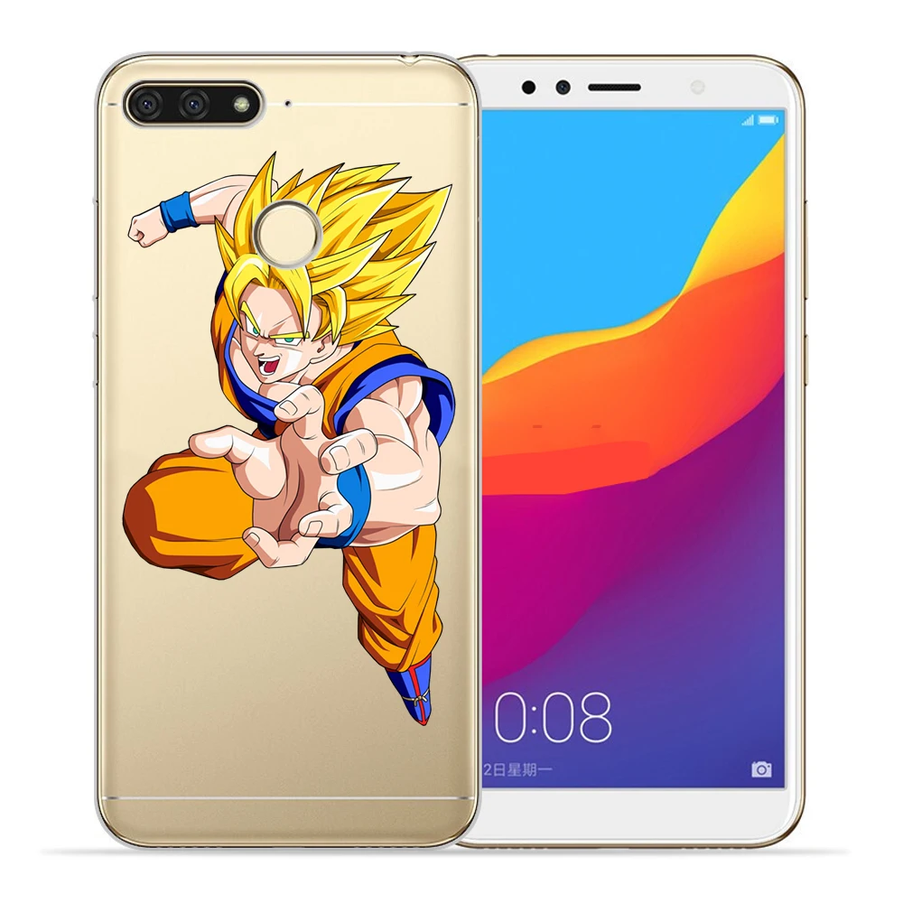 Dragon Ball Z Супер Сон Гоку драгонболл зет для huawei Y5 Y6 II Prime Nova 2 3 4 3i Plus чехол для телефона Etui funda etui