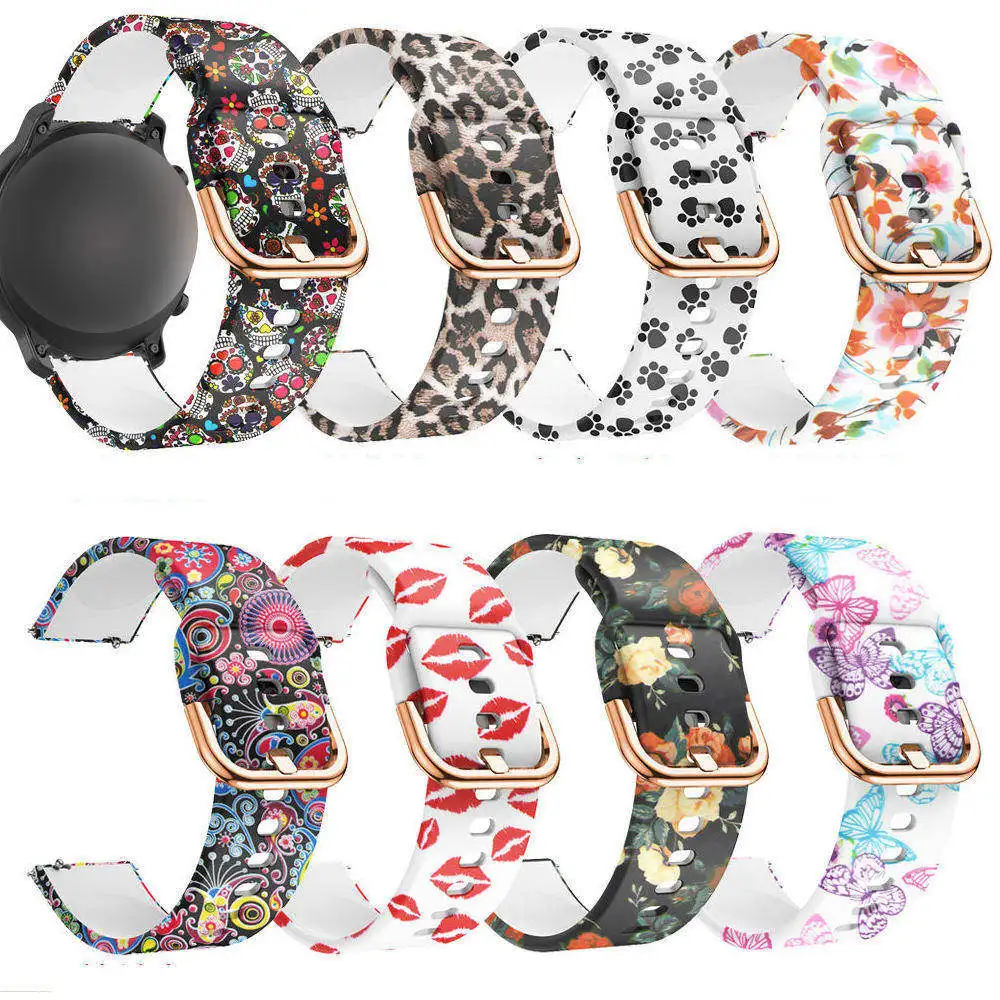 Silicone Watch Strap Band - Versatile 20mm/22mm Wristband Bracelet