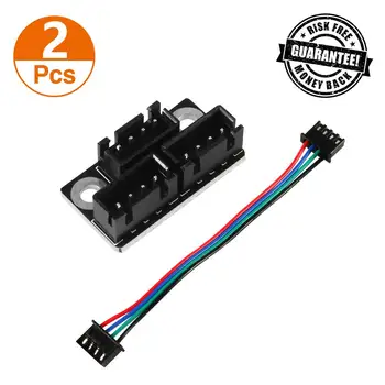 

2pcs 3D Printer Stepper Motor Parallel Module with 100mm Cables for Double Z Axis Dual Z Stepping Motors Reprap Prusa Lerdge