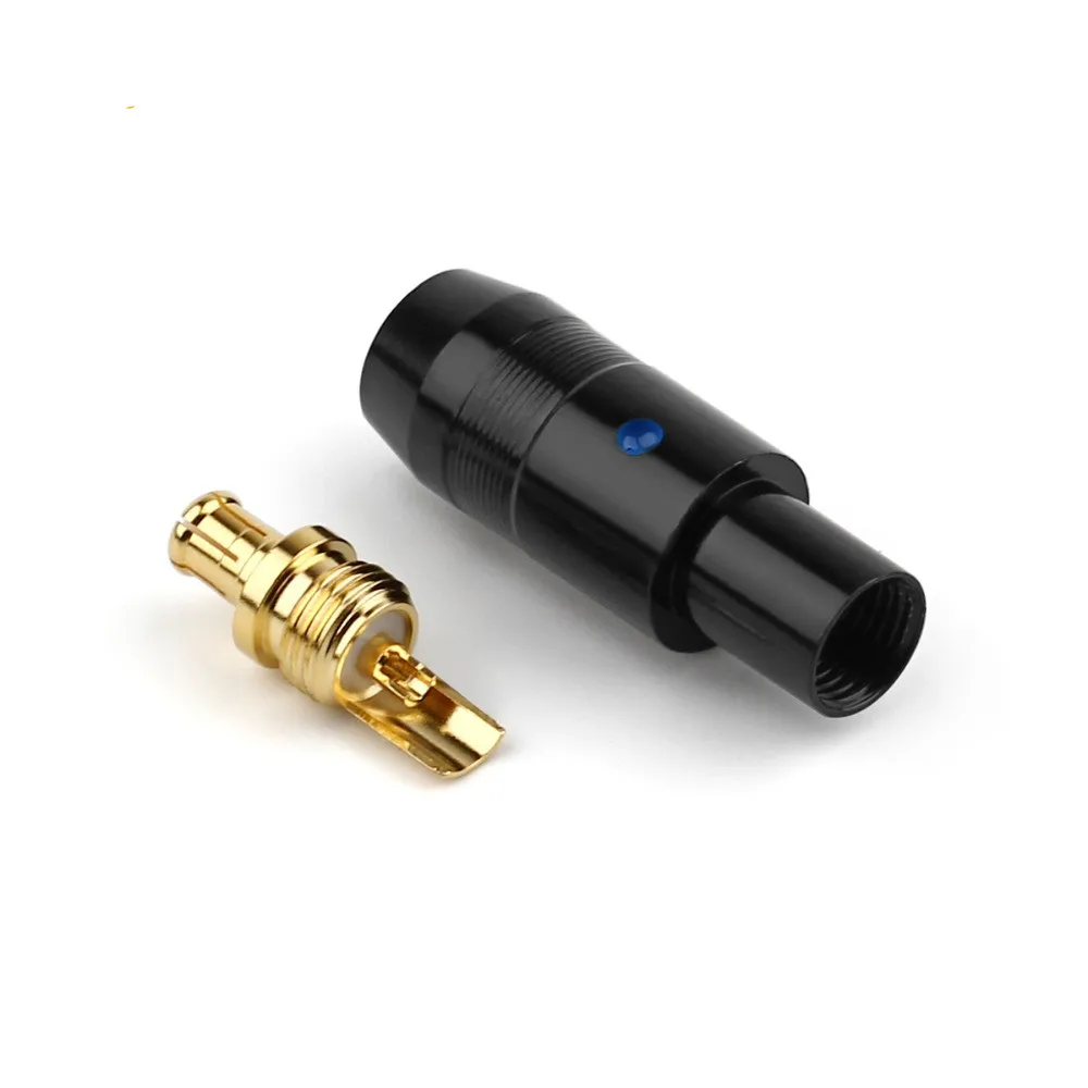 5 Pair Earphone Pin MMCX Audio Jack For ESW750 ESW950 ES770H 990H HiFi Headphone Pin Plug Male Gold Plated Copper DIY Pin Plug