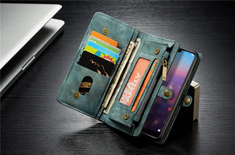 Кожаный бумажник кошелек сумка чехол для huawei P20 P20 Pro Чехол держатель для карт откидная крышка для huawei P20 Pro Магнитный чехол