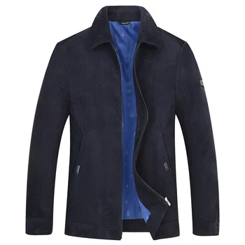 

Plus Fat plus Size Jacket Male Autumn Style Extra Large Jacket Fat Man Fat Middle-aged And Elderly Dad Pack Lapel Coat