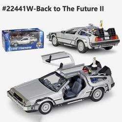 1/24 Scale Metal Alloy Car Diecast Model Part 1 2 3 Time Machine DeLorean DMC-12 Model Toy Back To The Future Fly Version Part 2