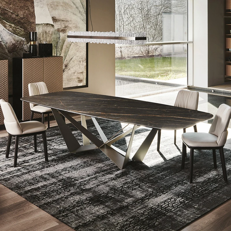 Featured image of post Dining Table Designs Marble : A marble dining table with liquored surface finish made of marble and resin for longer durability.
