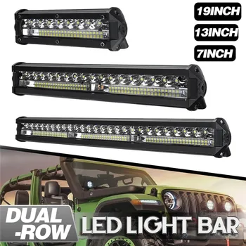 

90/180/270W LED Work Light 7/13/19inch LED Bar Light Spot Beam for Motorcycle Tractor Boat Off Road 4WD 4x4 Truck SUV ATV