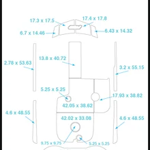 MB Sports B52-21 плавать шаг и кокпита Pad лодка EVA Тиковый настил 1/" 6 мм