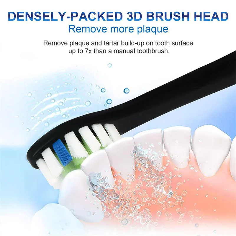 4 шт. сменные насадки для щеток с колпачками для Phillips Sonicare DiamondClean ProtectiveClean электрическая зубная щетка премиум-версии