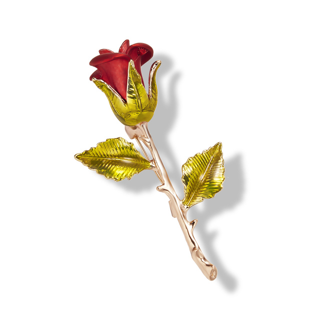 Styles Beautiful Pearl Bowknot Tulip Rose Red Christmas Brooch Women Pin Flower Enamel Rhinestone Jewelry Coat Lapel Pins Gift
