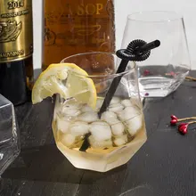 Оригинальность прозрачный шестиугольный виски бокал вина Европейский стиль дизайн пивной, коктейльный водка бар индивидуальные чашки подарок для мужчин