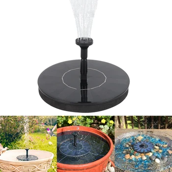 

Garden pool Solar Powered Fountain bird drink bath Automatic pond Fountain Garden Decoration sunlight fish tank watering pond