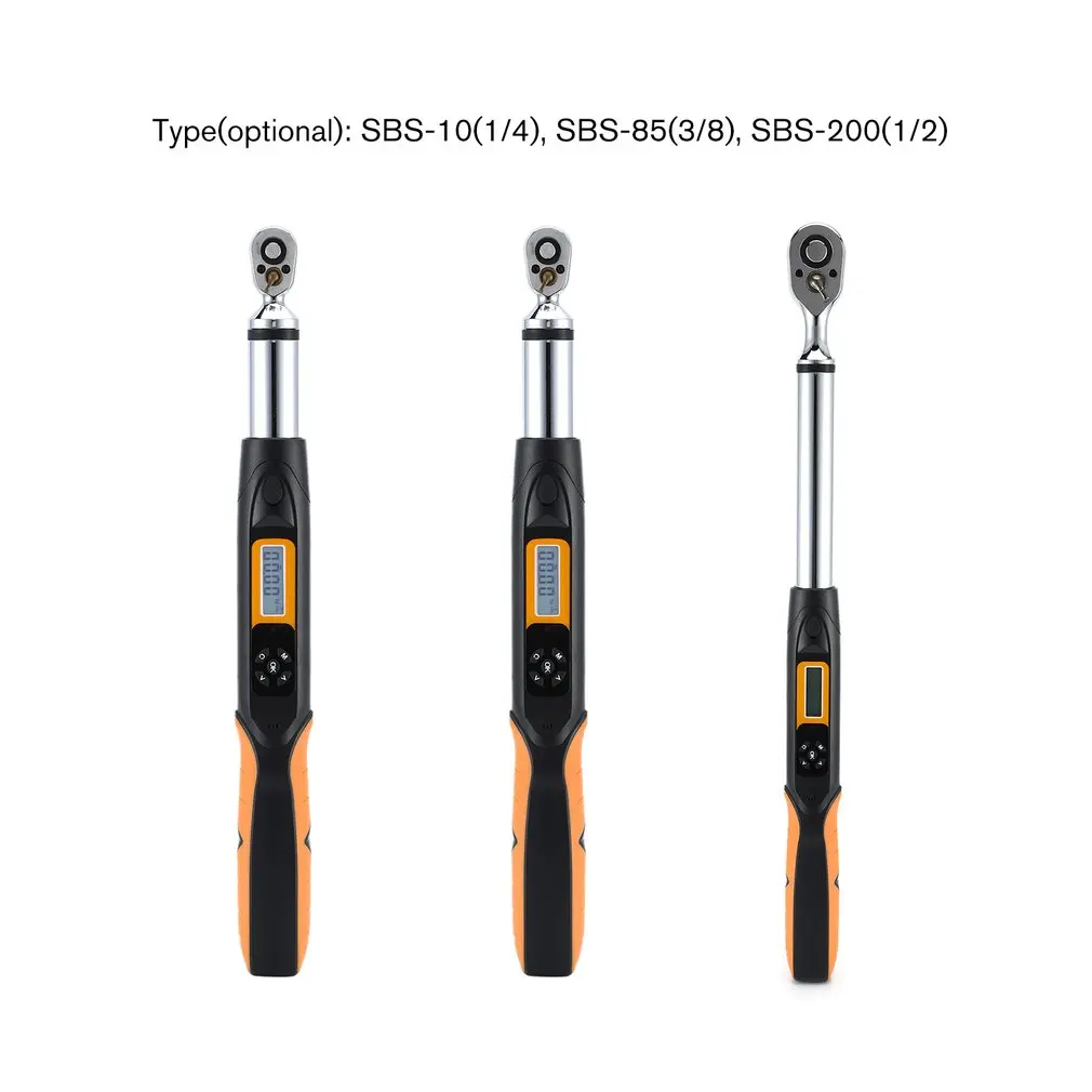 

1/2" 1/4" 3/8" LCD Digital Torque Wrench with Buzzer and LED Flash Notification Accurate 2% CW & 2.5% CCW Hot Sale