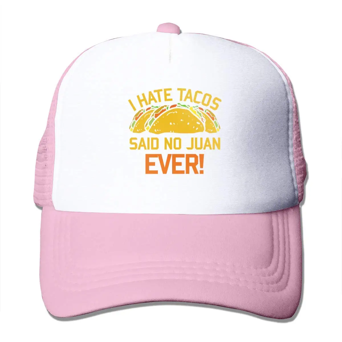 I Hate Tacos Said No Juan Ever сетчатые Бейсболки Унисекс В Стиле Дальнобойщика розовые шапки