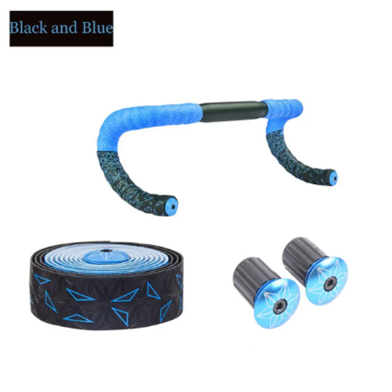 Black-blue Supacaz велосипедный ремень руля, дорожный велосипедный ремень руля, Кош ремень руля, супер палка ремень руля, велосипедный ремень - Цвет: Black-blue