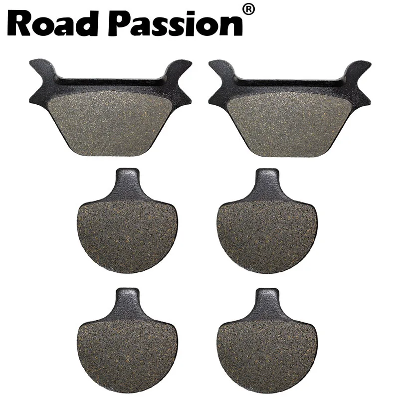 Road Passion мотоциклетные передние и задние тормозные колодки для Harley Dyna серии FXD FXDL FXDWG FXR S FXR T FXR D FXLR 1988-1999 FA94 - Цвет: Front and Rear