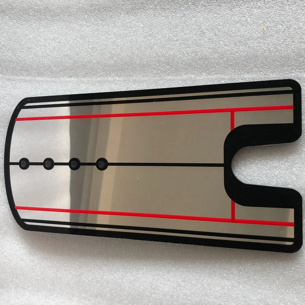 Тренажер для игры в гольф зеркало установка зеркало выравнивание обучение помощь для игры в гольф Паттер зеркало глаз линия