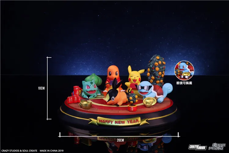 ポケモンの置物 収集可能な像 ポケモン ピカチュウ テピッグ ポケモン ポケットモンスター フシギダネ Aliexpress