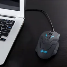 Профессиональная Проводная игровая мышь с USB механическим колесом, оптическая мышь с 1,5 м управлением для ноутбука, Настольная мышь для геймера