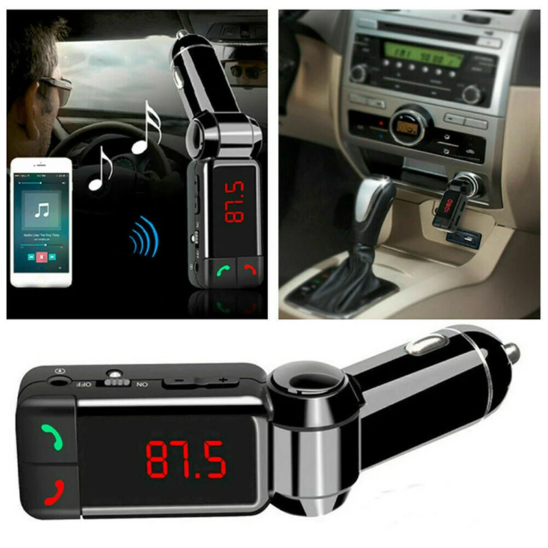 Bluetooth fm-передатчик Беспроводной MP3 плеер Автомобильный Комплект двойной USB зарядное устройство для универсальных телефонов B99