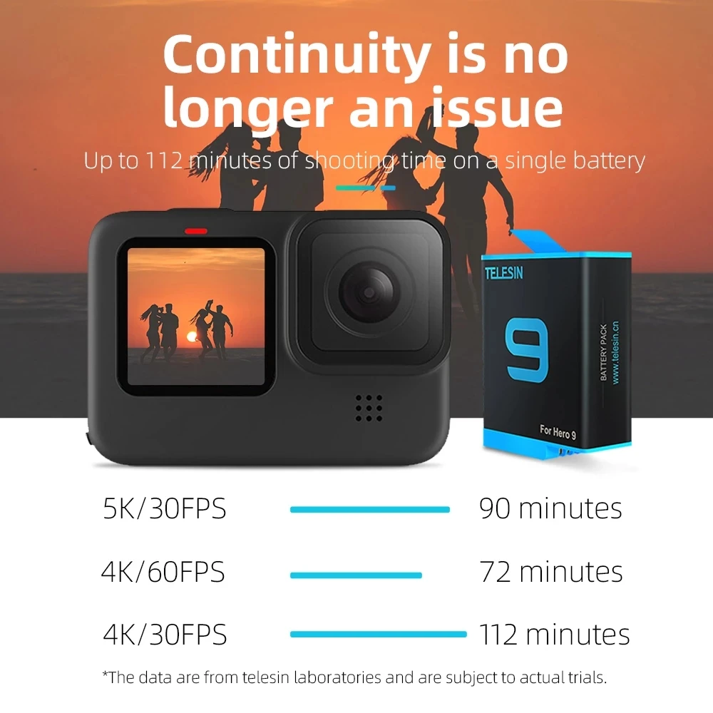GoPro 9 10 Battery 1750mAh Replacement Battery GoPro Hero 9 10 Black Action Camera Accessories rechargeable battery,battery replacement