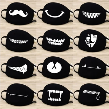 

1pcs Unisex Face Mouth Mask Reusable Warm Korean Masks Cartoon Protective Masks