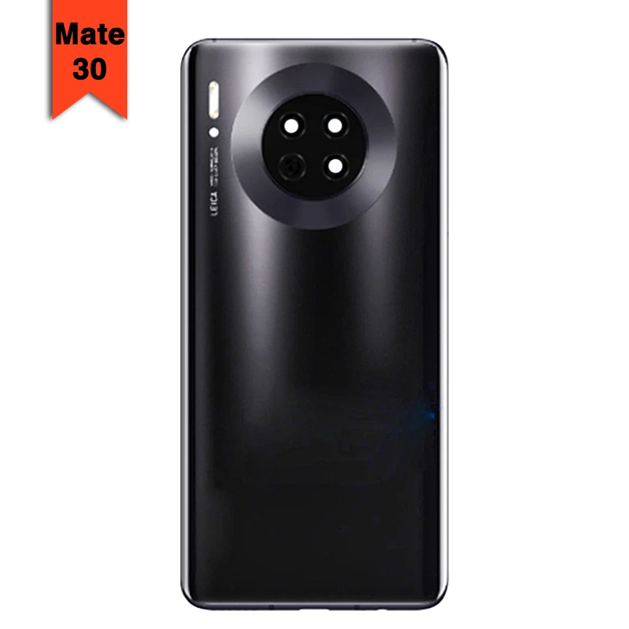 Чехол для задней крышки mate 30 pro для huawei mate 30/mate 30 Pro, чехол для задней стеклянной двери с объективом - Цвет: Mate 30 Black