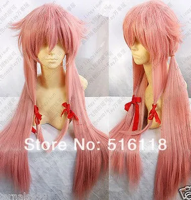Дневник будущего Mirai Nikki Gasai Yuno косплей женские парики