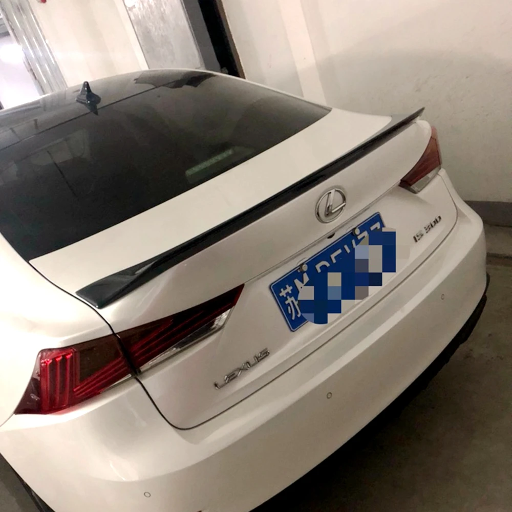 Задний спойлер из углеродного волокна для Lexus IS200 IS250 IS350 IS300 AWD/IS200T 2014 2018|Спойлеры и