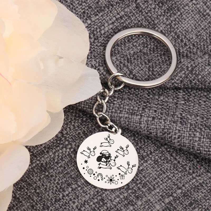 Llavero брелок для ключей подвеска дома безделушка с рождеством подарки украшения