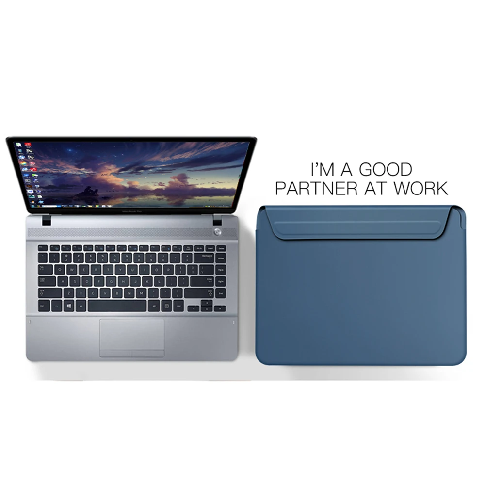 Водонепроницаемый магнитный чехол для ноутбука с пряжкой для Apple Macbook Pro Air, противоударный чехол для ноутбука