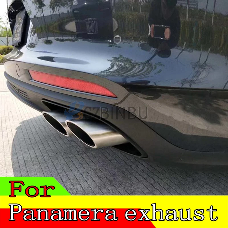 Для Panamera хвостового горла Panamera глушитель выхлопной трубы из нержавеющей стали 971 выхлопная труба+ GTS выхлопная труба четыре порта