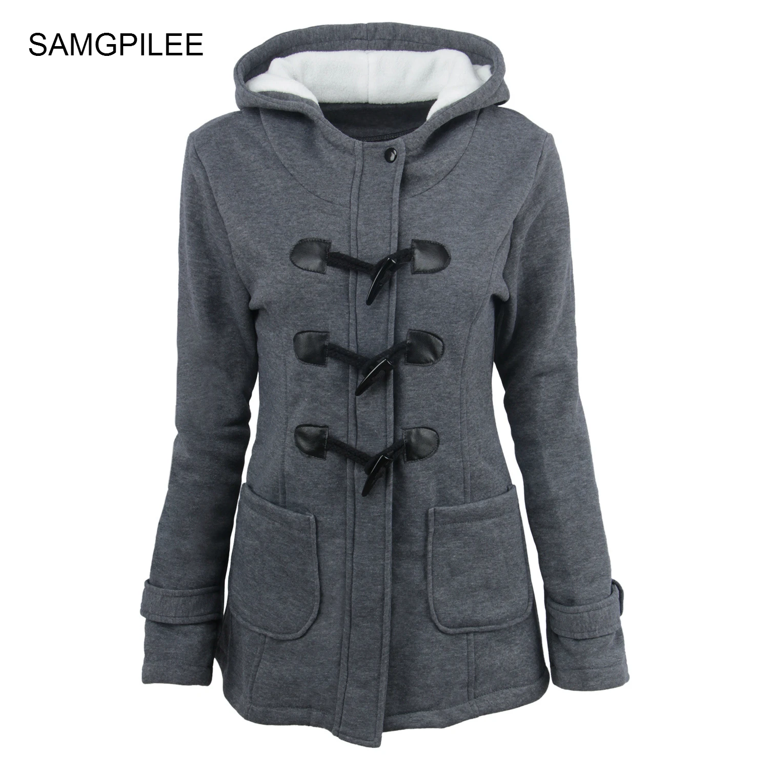 Весенне-осенняя Вельветовая Базовая куртка из овечьей шерсти Женская