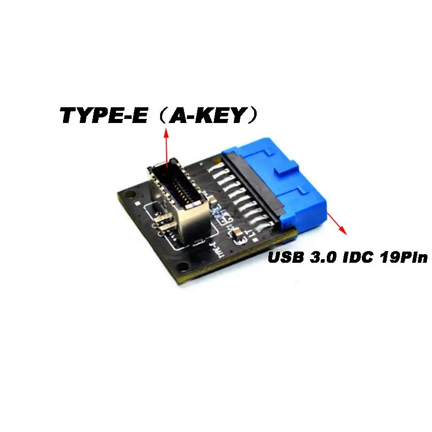 Тип C USB3.1 розетка передней панели USB 3.1 19 Pin к Type-E 20-контактный разъем Удлинительный