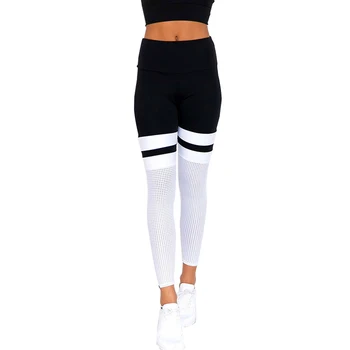 

Sexy Mesh Patchwork Leggings Women Leggings High Waist Slim Leggins Push Up Workout Fitness Leggings