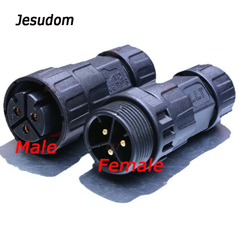M25 M19 Male Female Connector for AC Output Wire SG Micro Grid Tie Inverter Screw Type Wire Connector Wire Connector Terminals Electrical Connectors Cable Connector Electrical Connector Pcb Connector