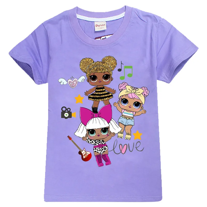 Детская футболка для девочек с принтом «Shimmer and Shine»; карнавальный костюм; летняя футболка с принтом «Shimmer and Shine»; детская одежда для дня рождения; топы