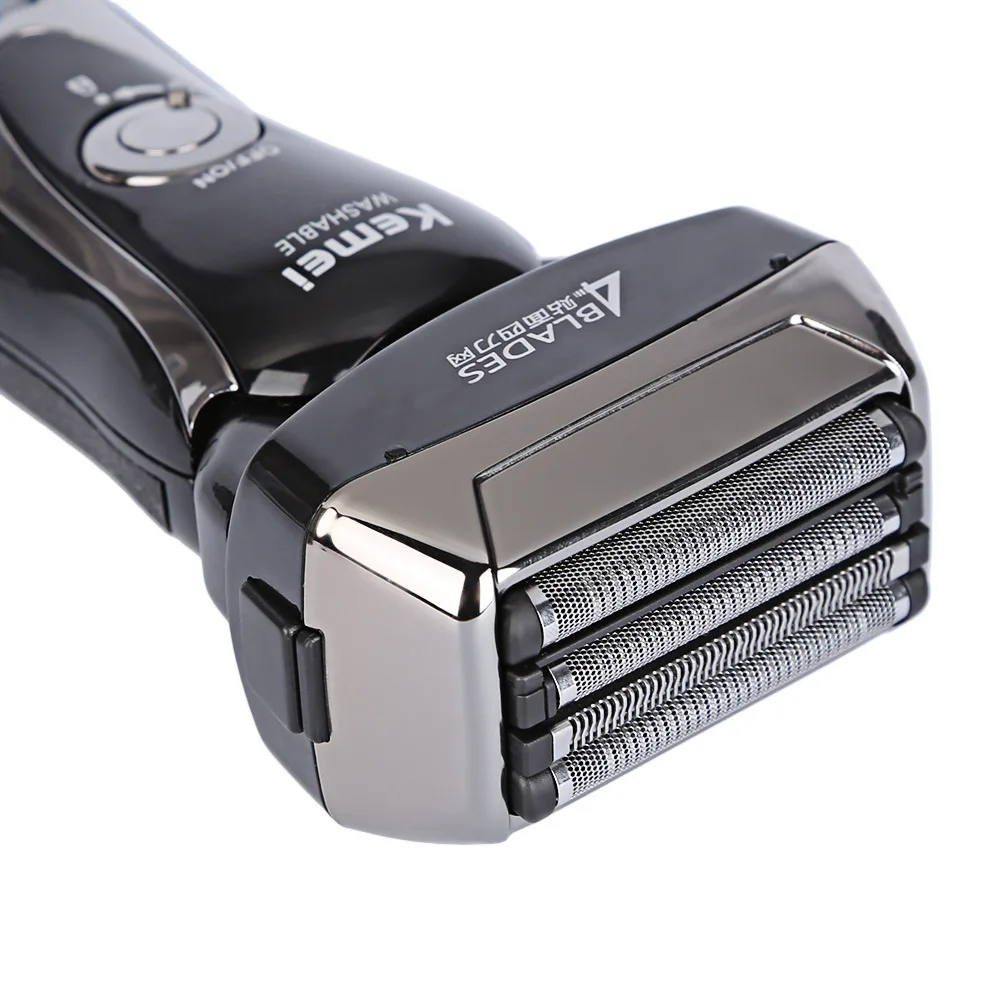  KEMEI Mens Electric Shavers Whole Body Washing Precision Clipper Maquina De Afeitar Electrica Para 