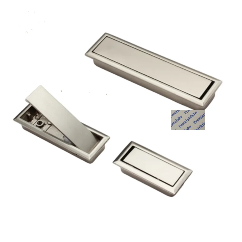 10 шт. Матовые прямоугольный скрытый встраиваемый выдвижной шкаф для мебели из