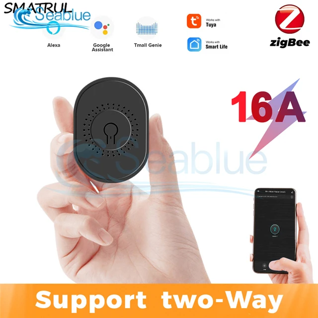 Tmz02 16a Tuya Zigbee 3.0 Mini Smart Switch Supports 2 Way Control