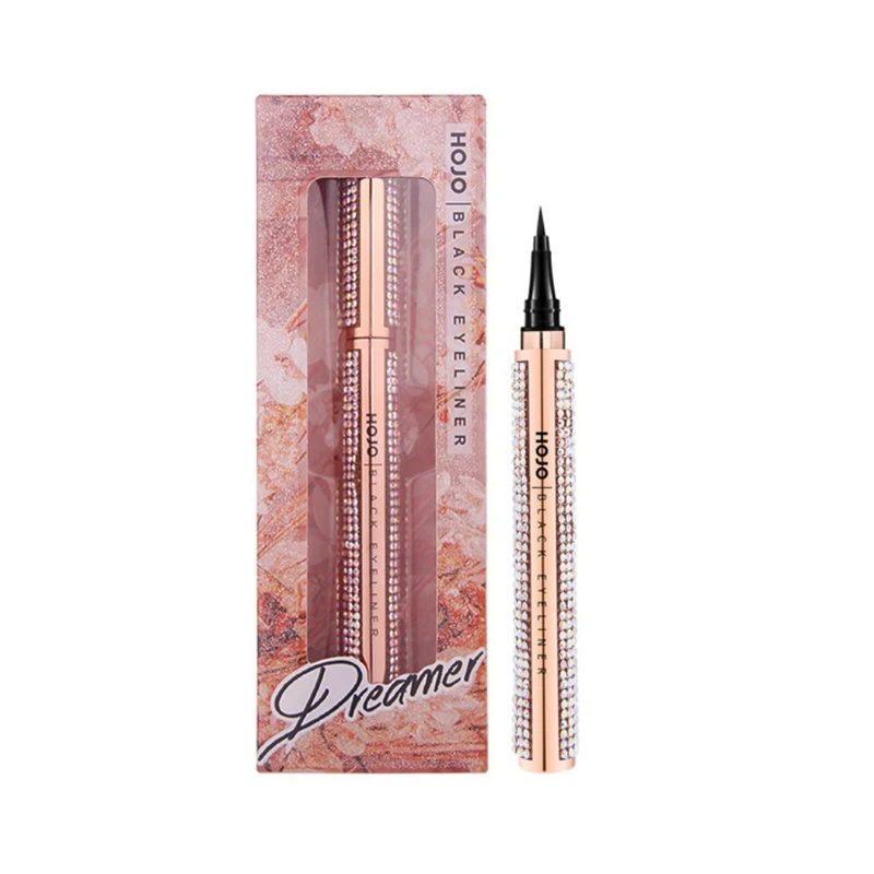 Hot Waterproof Sweatproof Star Diamond Eyeliner Smudge-proof Long-lasting Easy To Use Liquid Eye liner Makeup