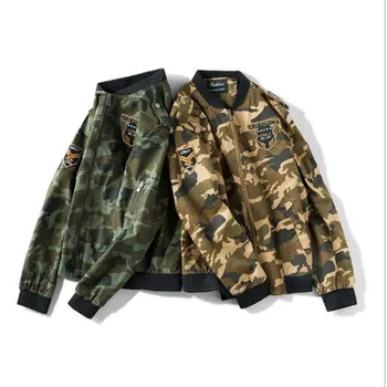 

Explosion spring and autumn men's jacket camouflage jacket air force uniform baseball uniform jackets Outerwear Coat